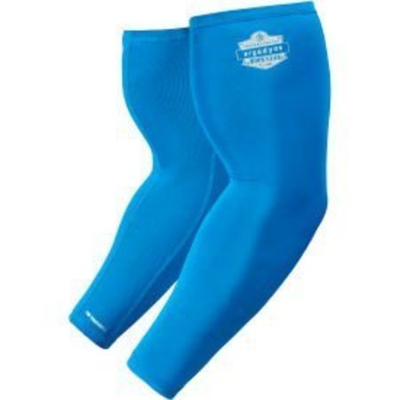 ERGODYNE Ergodyne® Chill-Its® 6690 Cooling Arm Sleeves, Blue, XL, 12185 12185